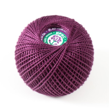 Knitting threads "Iris" 150m/25g 100% Mercerized cotton color 2006-1