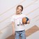 Children's ball zabiaka "cat", d = 22 cm, 60 g