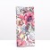 Gift box for tiles of chocolate, with the window "Floral mood", 17 x 8 x 1.4 cm