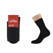 Носки женские OMSA ACTIVE с высокой резинкой, размер 39-41, цвет nero