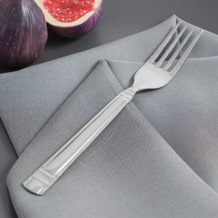 Torlet of the dining room "Wart", length 18.4 cm, thickness 1.2 mm, silver color