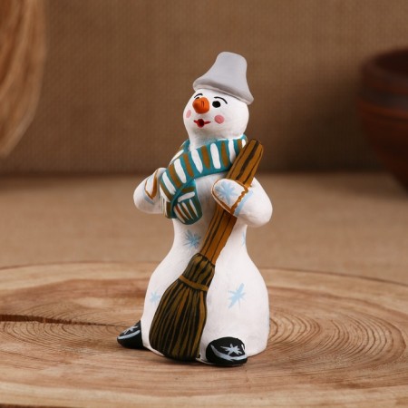 Suvenir "Snowman", Kargopol toy, mix-2