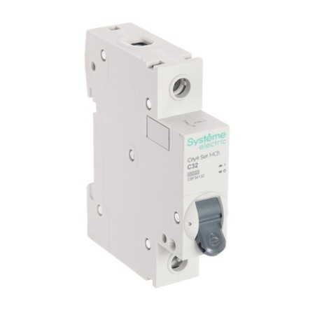 The circuit breaker SE CITY9 SET, C, 32 A, 1P, 4.5 KA, 230 V