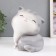 The piggy bank "kitten" is height 17 cm, width 13 cm, length 14 cm.