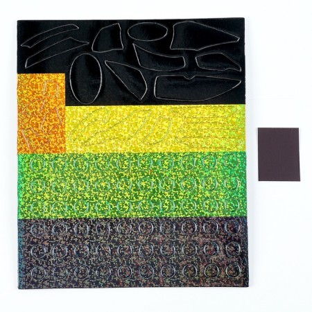 Mosaic sticker with uniform stickers and magnet "Yellow Carry"-3