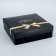 The box is folding, the lid is, “to the best man”, 20 x 20 x 6 cm without a window