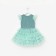 Dress for girls with wings Kaftan, size 28 (86-92), mint color