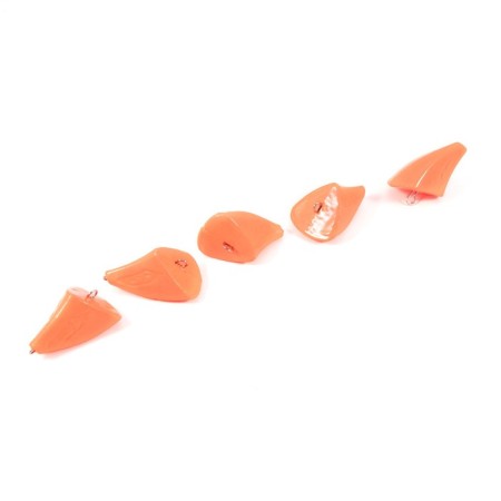 Cargo of a bullet exentric painted pissy Yaman 5 pcs., 52 g, orange-3