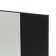 Mirror, wall -mounted, 67x52cm, with decorative inserts (black insert color)