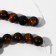 Beads on threads ball No. 10 "Tiger Eye", 38 beads