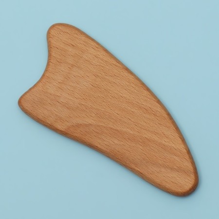 Guasha massor "Heart", 11 × 5 cm, wooden-5