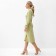 Women's dress minku: casual collection olive color, river 48