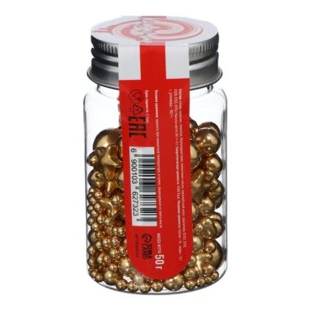 Confectionery Sprinking "Golden Mix", 50 g-2