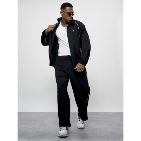 Sports suit men's, size 52, black color-25