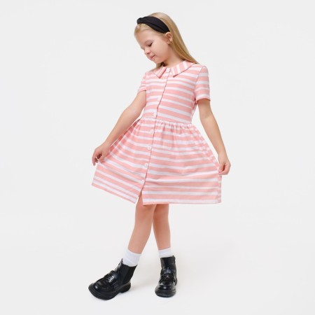 Baby dress on KAFTAN "Amore" buttons R.30 (98-104)-3