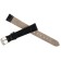 Solomon watch strap, 14 mm, eco-leather, L-19 cm, black