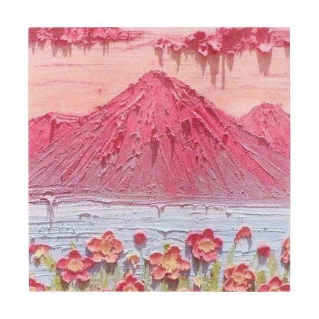 Block for entries 80 x 80 mm, 80 sheets mountain landscape zD-2