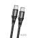 Hoco X50, Type-C cable-Type-C, 5 A, 100 W, Power Delivery, 2 m, black
