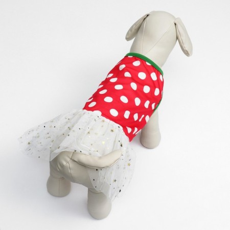 Animal costume "Fairy", size S (DS 27, OG 38, Osh 25 cm), red-white-2