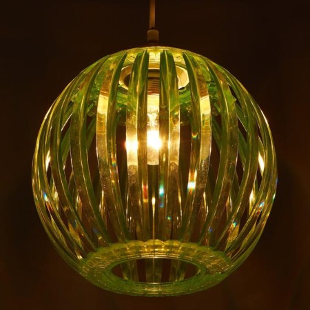 Lamp Bayerlux 3330/1, 1he27 15W, green 21x24+60 cm-2