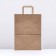 Paper package, flat handle Kraft 26 x 15 x 35 cm, 90 g/m²