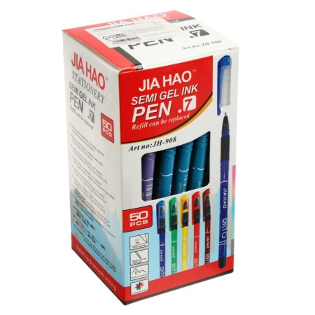 Ballpoint pen "Pastel", blue rod, line 0.7 mm, MIX case (barcode on a piece)-3
