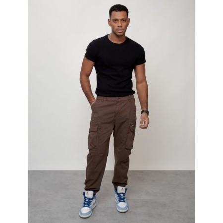 Male jeans, size 52, brown color-11