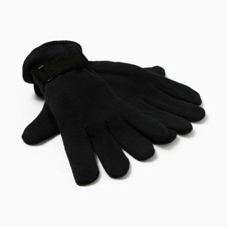 Men's gloves minku, black color, 25 cm