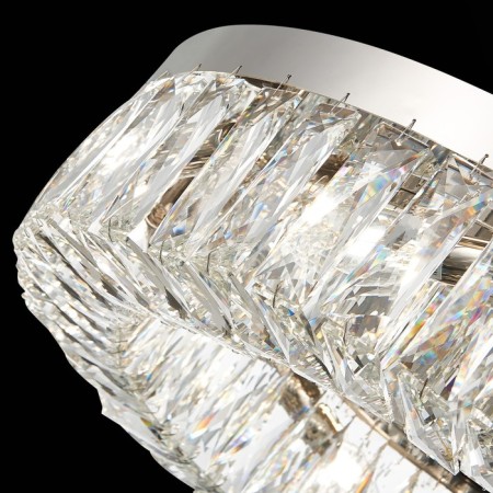 Ceiling Ceiling ST LUCE. SL1226.102.12. Rifrazio. 12x40 W, E14, 81.5x81.5x15 cm, Nickel color-9