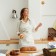 Apron Ethel "Cook with soul" 60x70cm, 100% HL, sarzha 190 g/m2