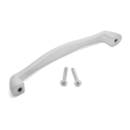 Furniture handle RS193CP, m/o 128 mm, chromium color-4