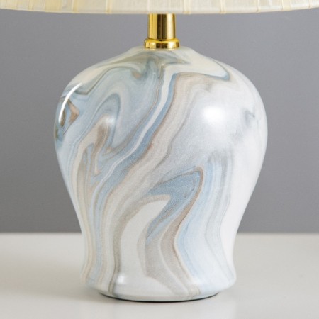 Simona table lamp E27 40W white-lazor 25x25x36 cm Risalux-3