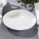 Porcelain plate flat dots nube, d = 16.5 cm, white color