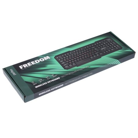 PERFEO Freedom PF-5191 keyboard, wireless, membrane, USB, 1xaa (not in compls), black-5