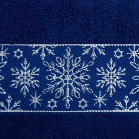 New Year's towel Taurus "Openland snowflakes" 30x60 cm, 100% cotton, 360g/m2-2