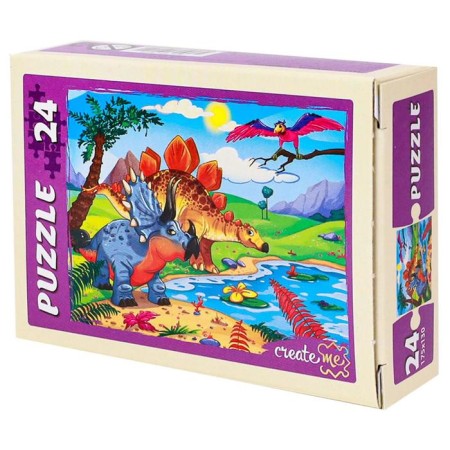 Puzzles "Dinosaurs", 24 elements, mix-3