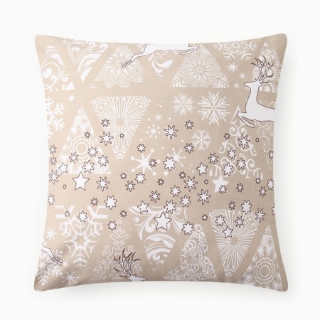 New Year. Pillowcase Ethel 70*70 "Deer", 100%cotton, calico, 125 g/m2