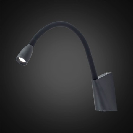 Modern lamp, 3W LED black 48x10x10 cm-1