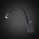 Modern lamp, 3W LED black 48x10x10 cm