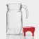 Glass Glass Light Blue, 1.7 l, with a lid