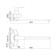Rossinka T40-32 bathtub mixer, with a flat surge 350 mm, chrome