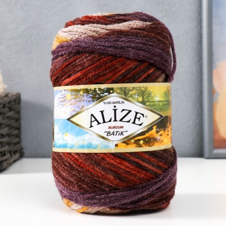 Yarn "Burcum Batik" 100% acrylic 210m/100g (3379)