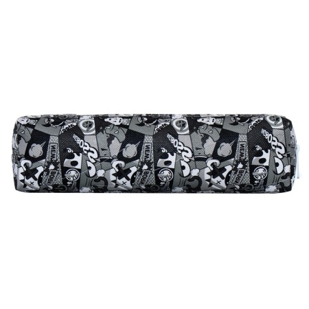 School Penal on the zipper Calligrata "Comic", gray-2