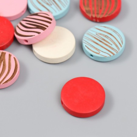 Busina for creativity tree "Color with zebra coloring" MIX 2x2x0.3 cm-2