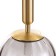 Bayerlux lamp "Javier" E14 40W gold-gilded 15x15x35-185 cm
