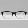 Ready glasses GA0578 (color: C1 black, transparent; diopter: + 1.5; tint: no)