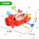 Developing toy "dinosaurus", the color of red