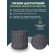 Round pot for flowers, 4 liter charcoal 20.5x20x20cm