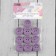 Set of wood stripes "Hand Made with Love", 2 × 2 cm, 10 pcs, lilac color