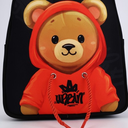 Baby backpack for the girl "Bear", 27x23 cm-3